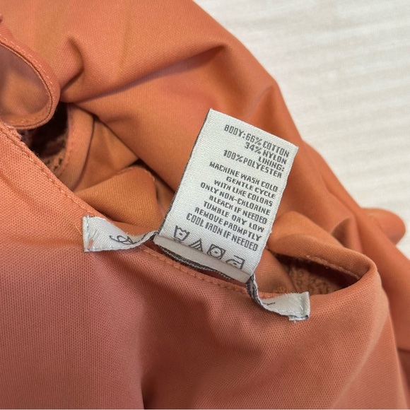 American Rag Cie Rust Lace Top Size S - Picture 5 of 8